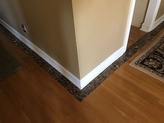 Wooden Floors/Marble Inlay