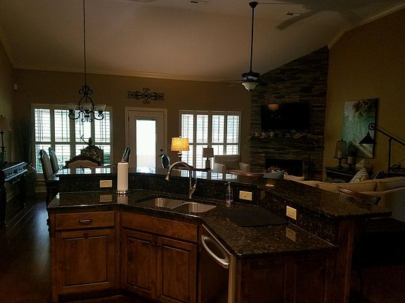 Kitchen and living room