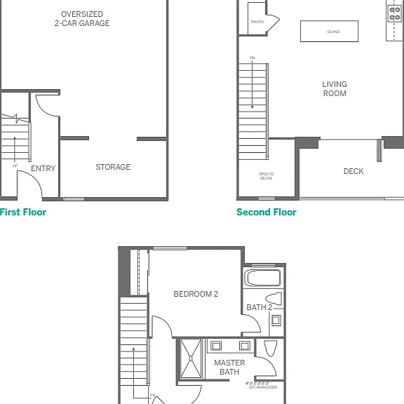 Anden, 1, 2 bed, 2.5 bath, 1235 sq ft