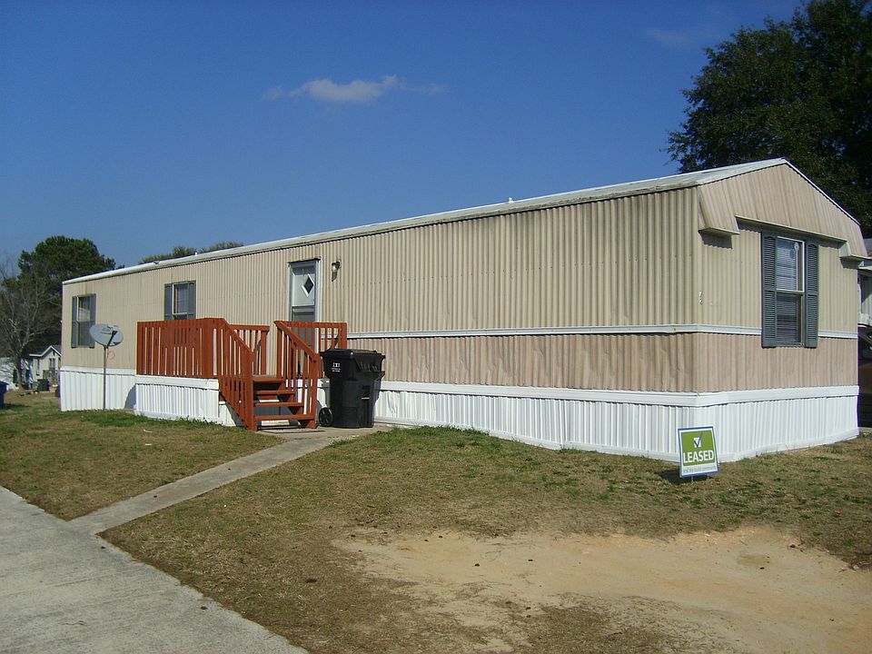 private parking and large deck