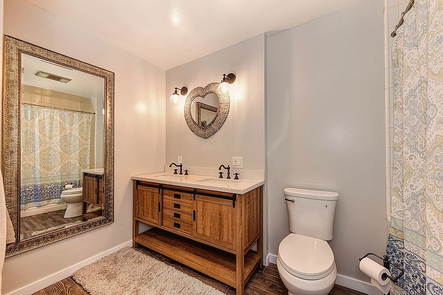 Beautiful remodeled bathroom