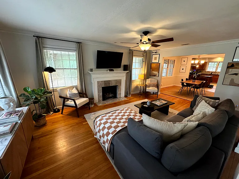 Family / living room off of the front door