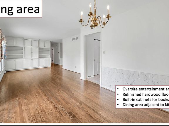 Living Area with Restored Hardwood Floors - perfect for relaxing / entertaining