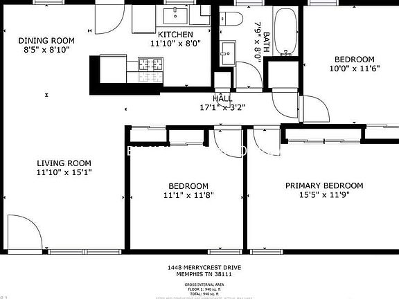 3rd image of 1448 Merrycrest Dr