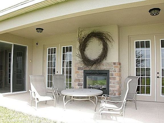 Lanai with Fireplace