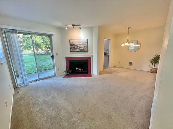 Living room & dining room