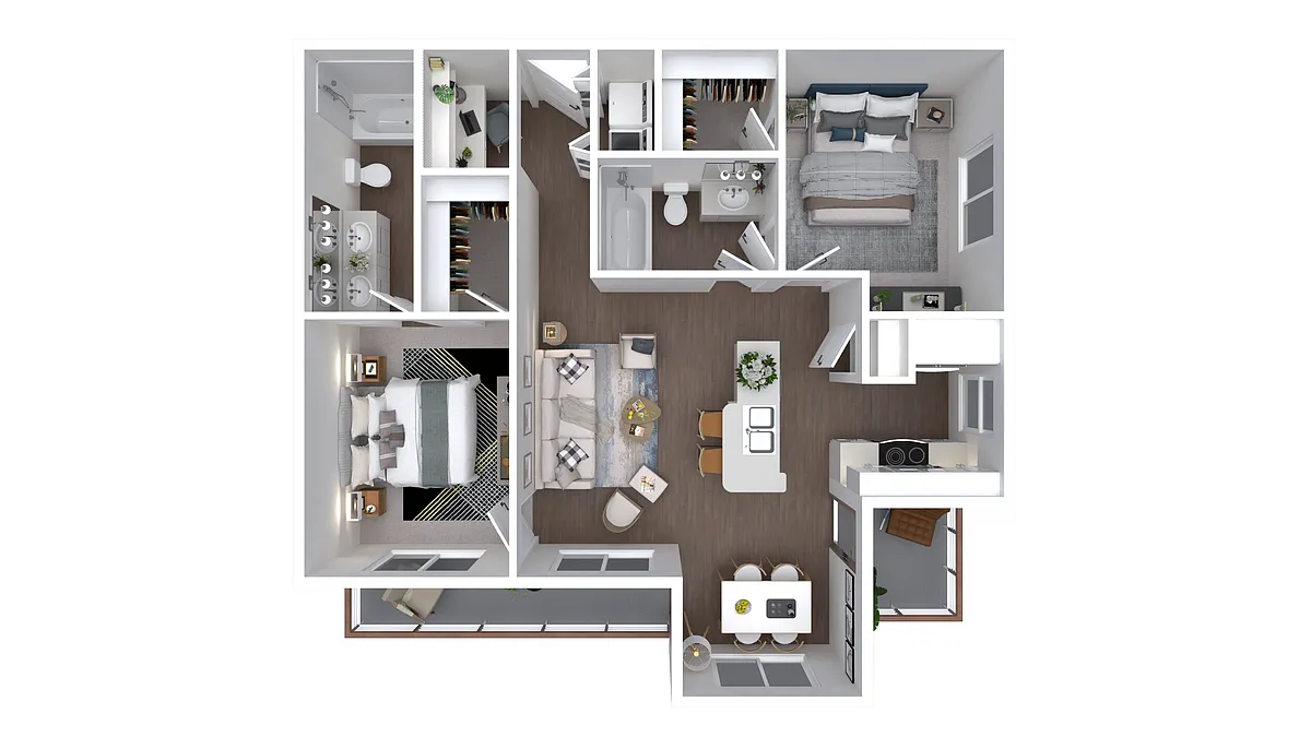 Floor plan 2X2-1153