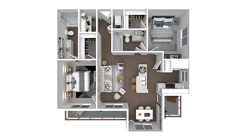 Floor plan 2X2-1153
