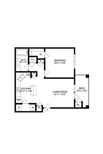 Floor plan The Cooper