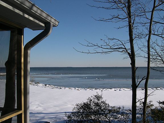 water from porch