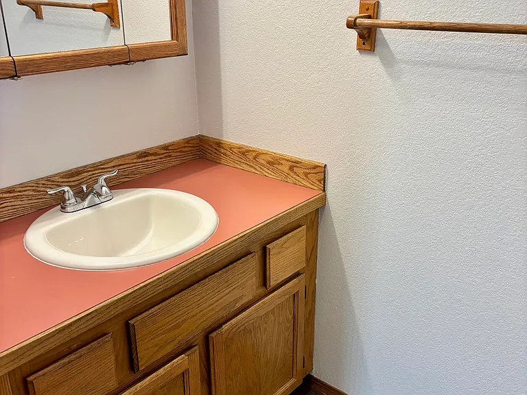 Downstairs half bathroom.