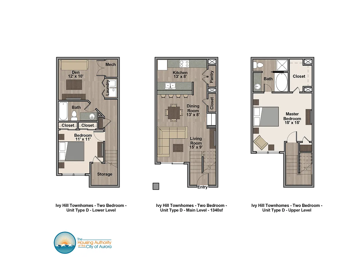 Floor plan 2 Bed TH Type C