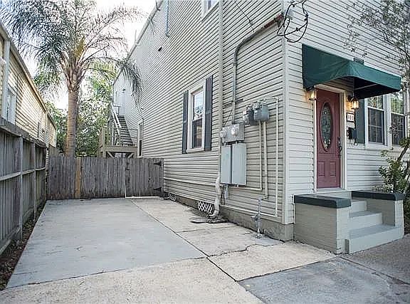 Dedicated parking spot next to front door
