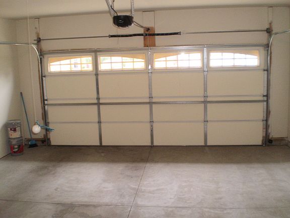 Attached 2 car garage with garage opener.