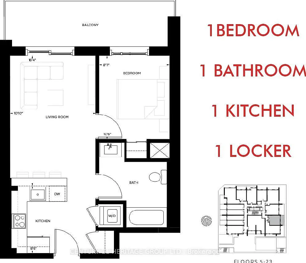 1 bed, $1,900 — Photo 4