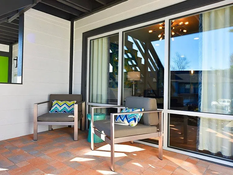 Patio set with chairs & small table