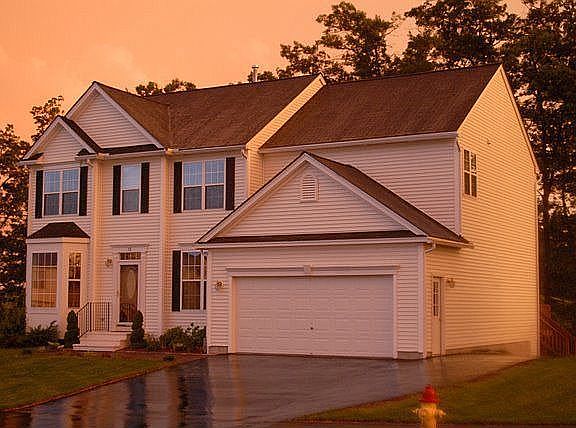 House at Sunset