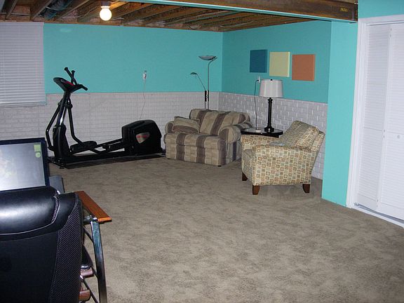 Partially finished Basement