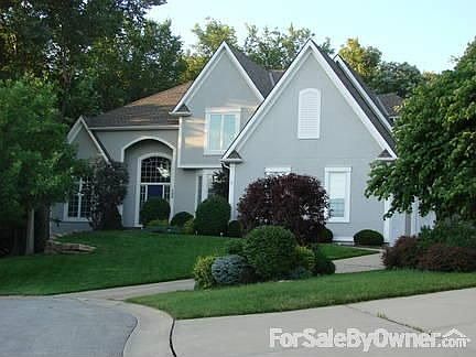 Front of House with Side Entry Garage