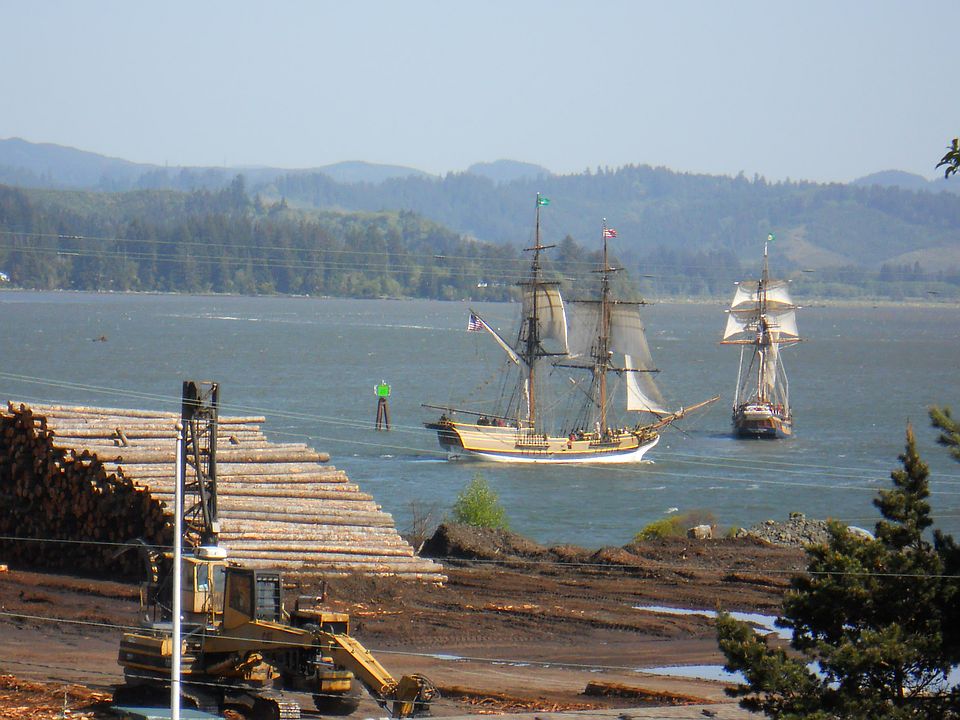 Tall ships yearly visit.