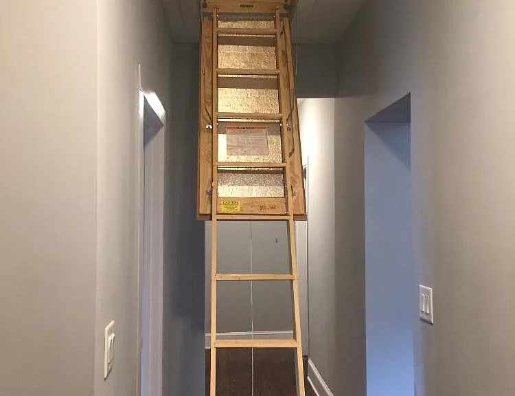 Attic entrance.