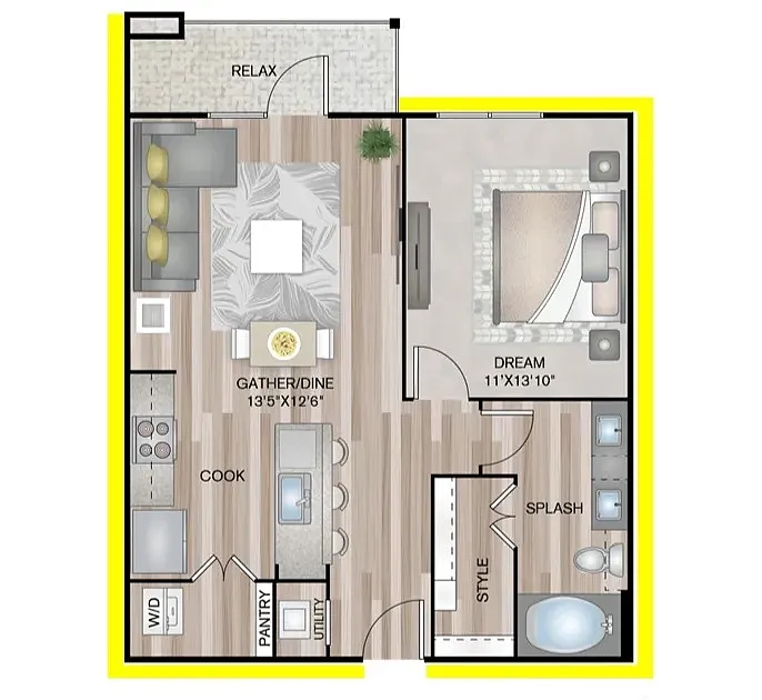 Floor plan A1P6