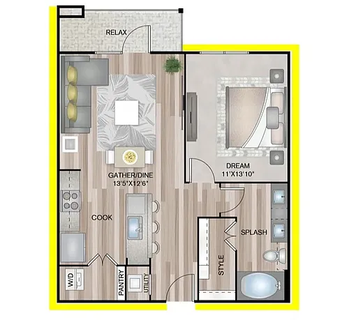 Floor plan A1P6