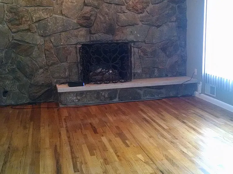 Living Room - Fireplace - Front Window