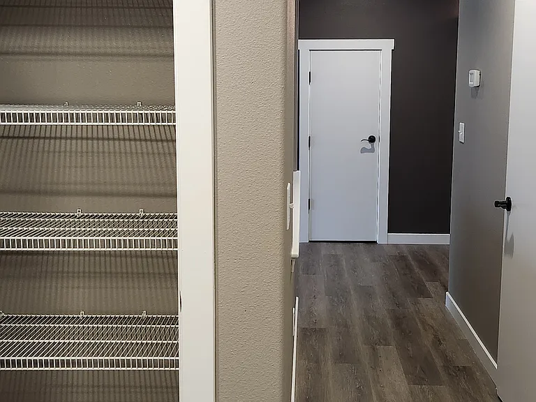 View from kitchen & pantry.