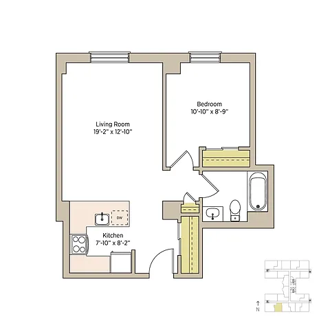 Floor plan dlp1b15