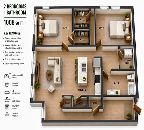 Floor plan 301