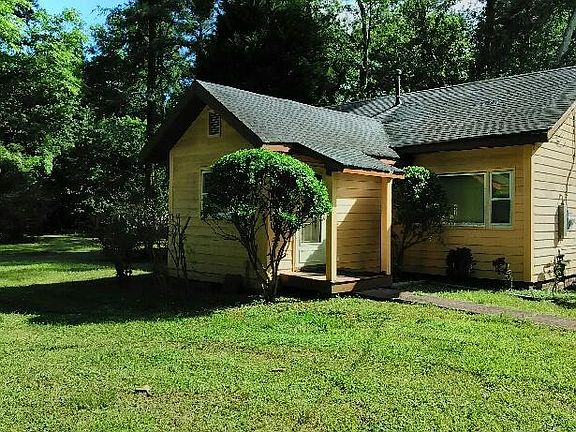 Side of house, back door