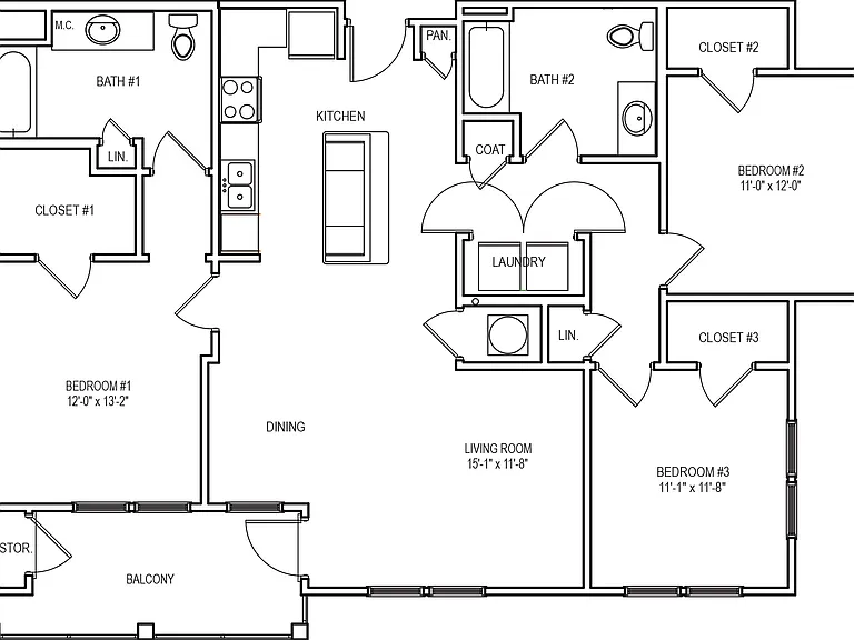 Capital Place at Southwood - Live Oak - Alt - 2 Beds - 2 Baths - 1486 Sq. ft.