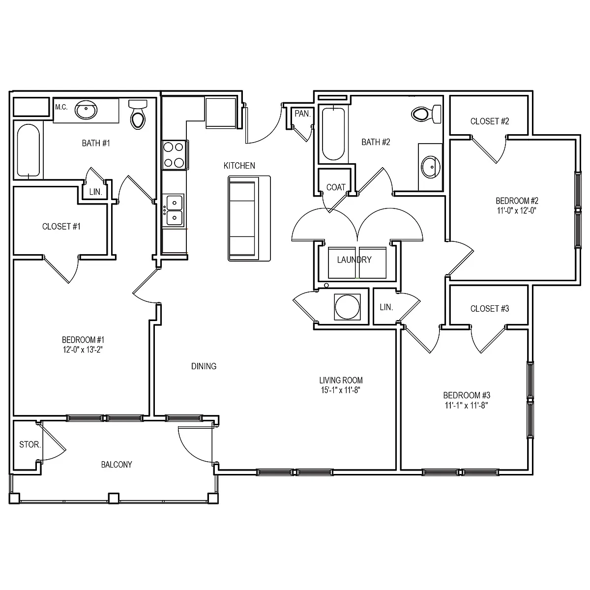 Floor plan Live Oak - Alt