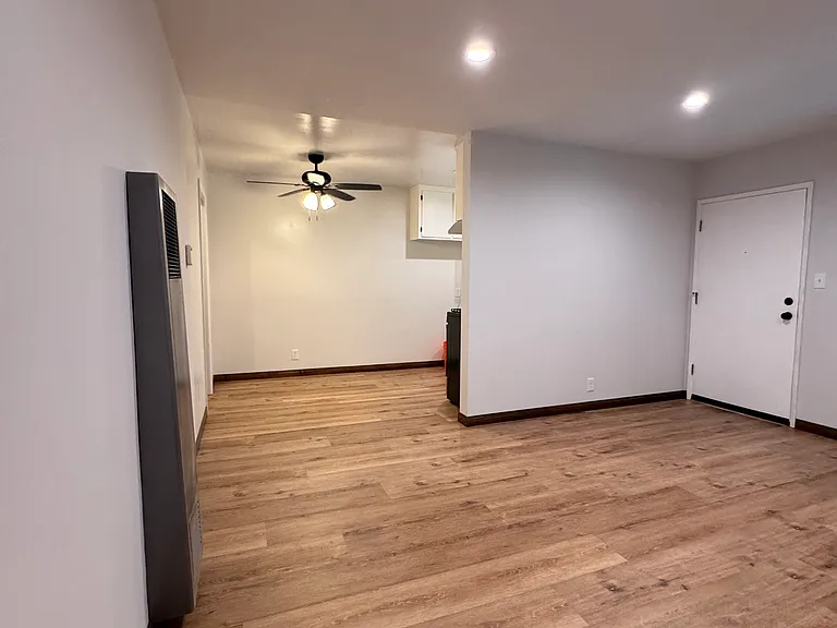 Plank flooring and hand finish millwork elevate the space