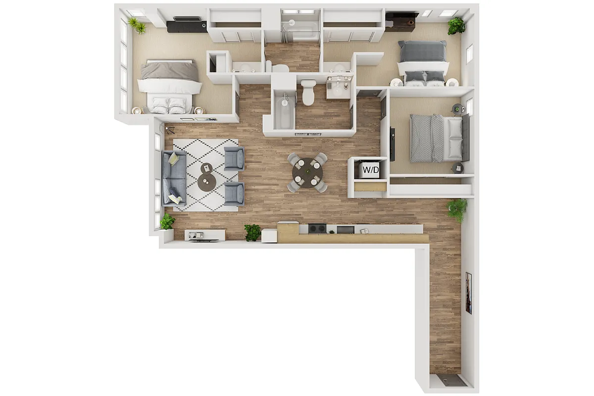 Floor plan 3 Bed
