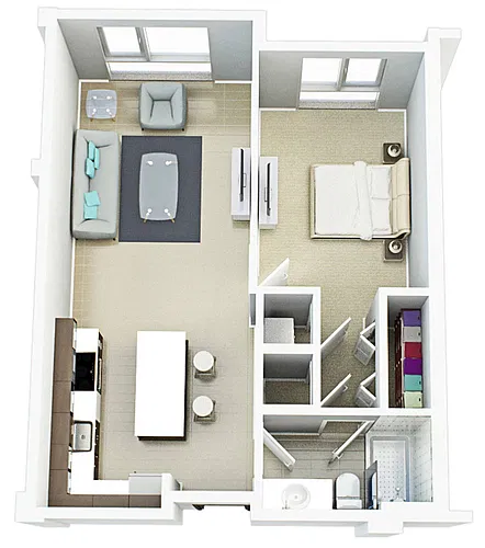 Floor plan 1B