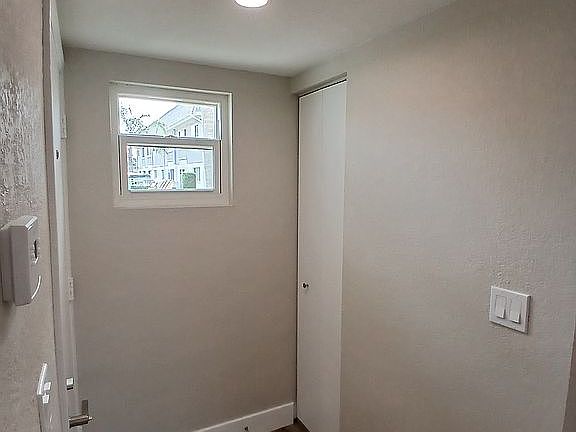 entry hall with closet