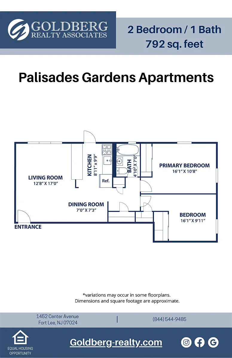 Floor plan 2 Bedroom