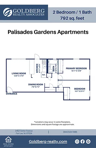 Floor plan 2 Bedroom