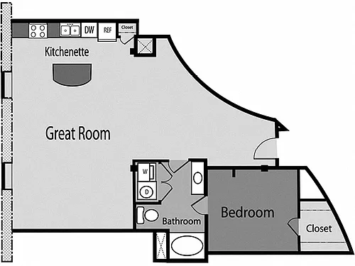 Floor plan A45