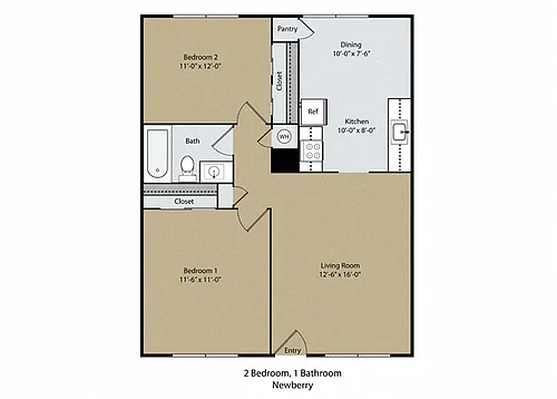 Floor plan Newberry