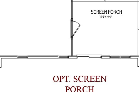 The Jackson Optional Screen Porch