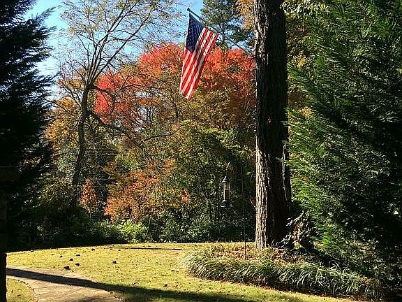 House sits well above street