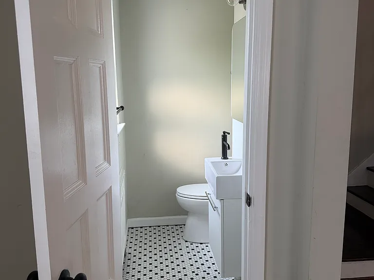 Downstairs half bath