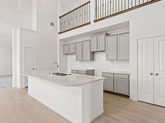 Sprawling kitchen island