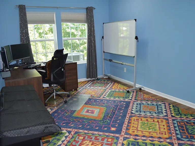 Bedroom converted to Office room in Basement
