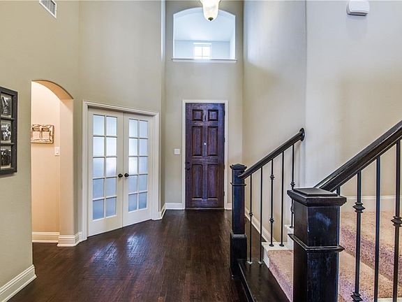 Office and powder bath are located at front of the home. Office is currently being used as 4th bedroom.