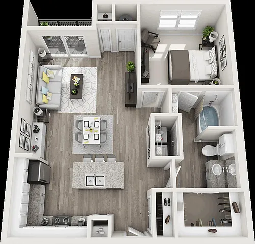 Floor plan The Hendrix