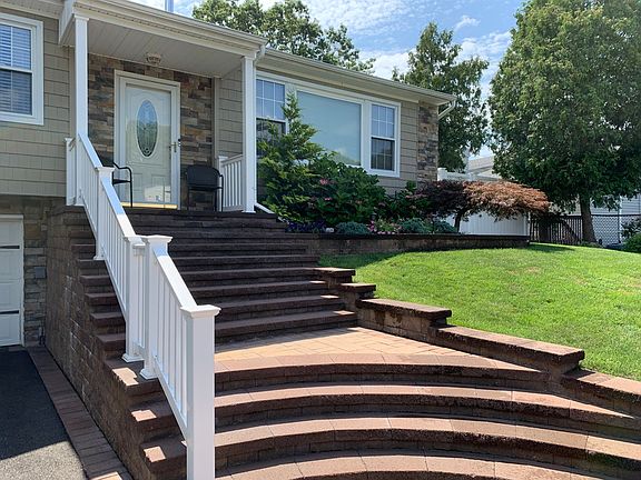 New walkway and steps